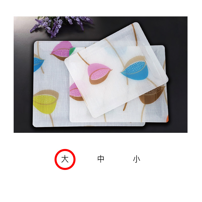 아크릴 연실 직쟁반 大