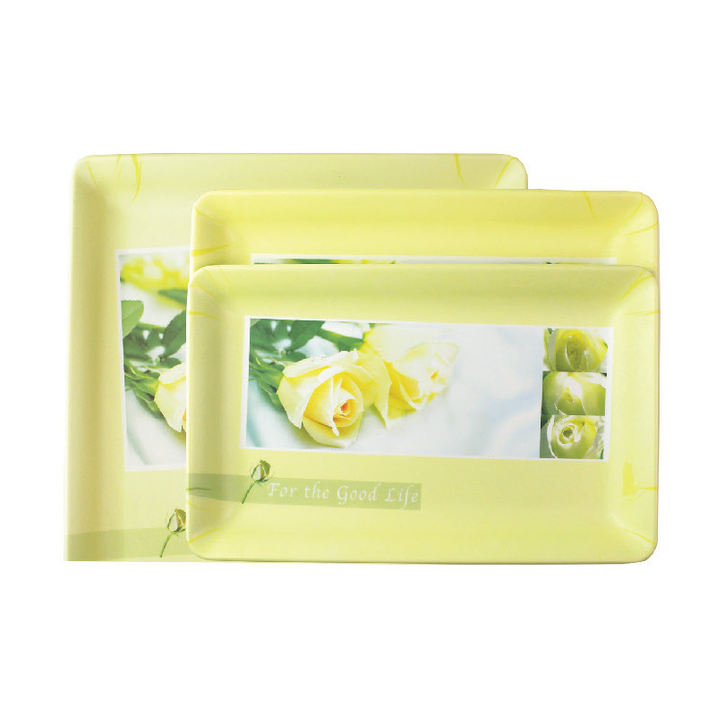 무광멜라민 정사각쟁반 3P Set