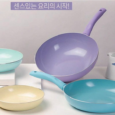 이태리 겐지아마시멜 프라이팬 4종