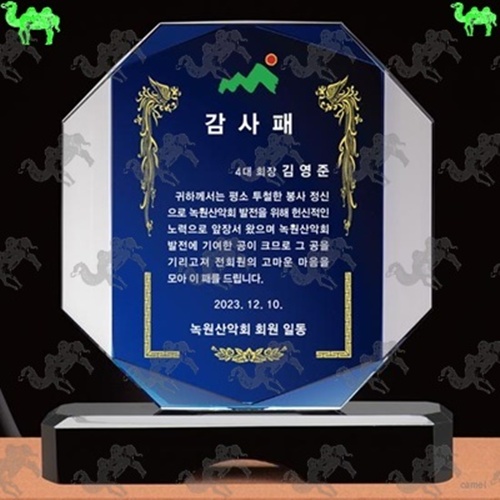 감사패 크리스탈상패 1861