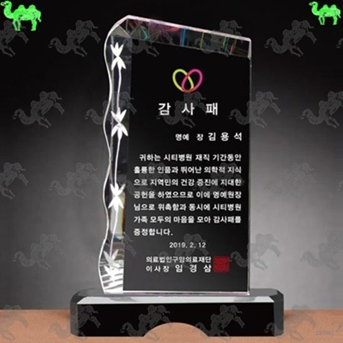 감사패 크리스탈상패 2883