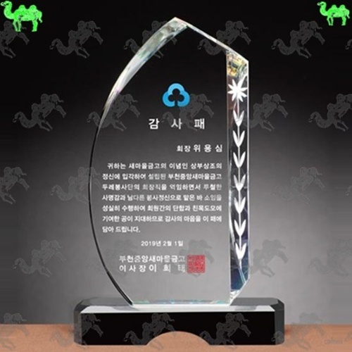 감사패 크리스탈상패 5919