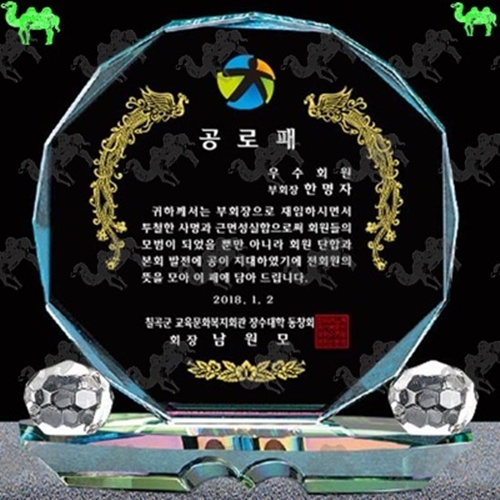 공로패 크리스탈상패 9560
