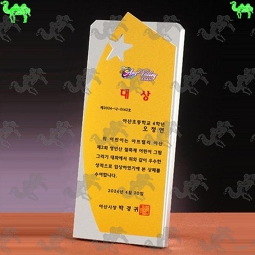 대상 메탈상패 6878