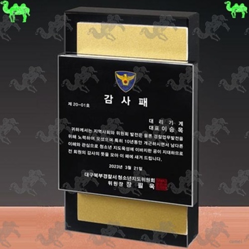 감사패 크리스탈상패 6251