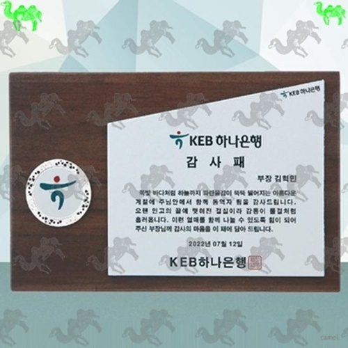 감사패 원목상패 8267