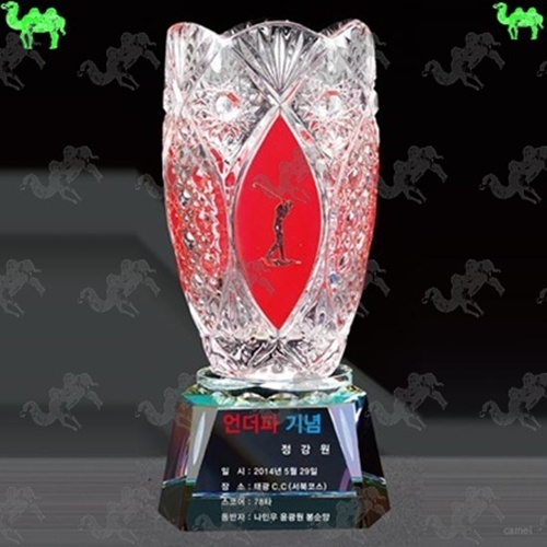 기념패 골프크리스탈트로피 9187