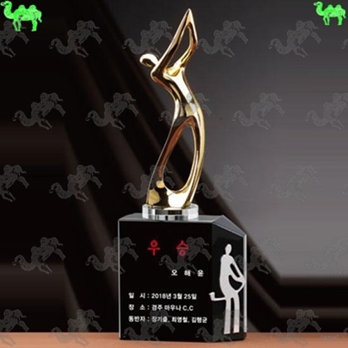 블랙크리스탈 금속트로피 3002