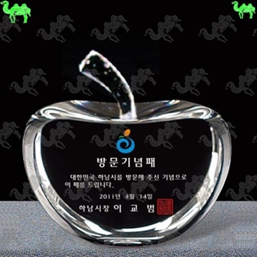 기념패 크리스탈문진 1396