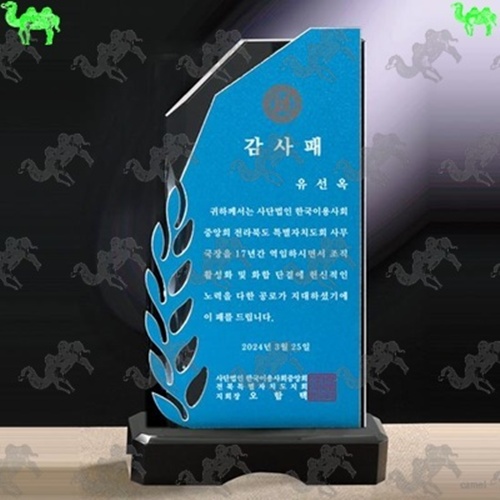 감사패 크리스탈상패 9939