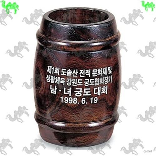 원목 서예붓통 7552