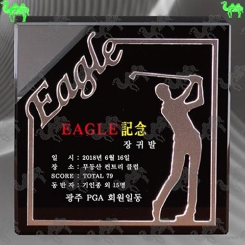 골프대회 이글패 블랙 크리스탈 메탈트로피 2019