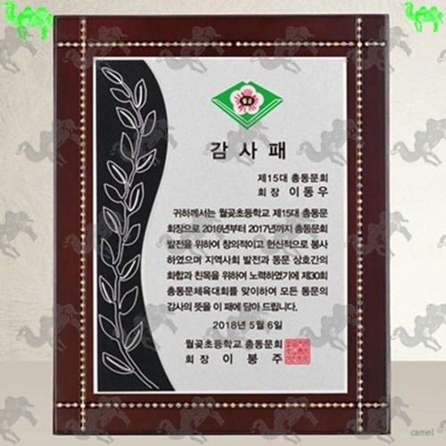 감사패 메탈상패 1856