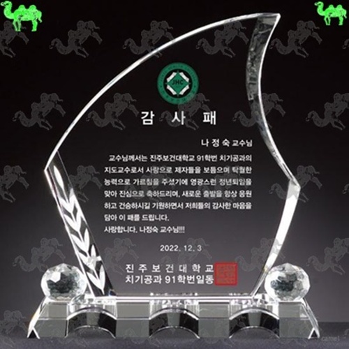 감사패 크리스탈상패 3051