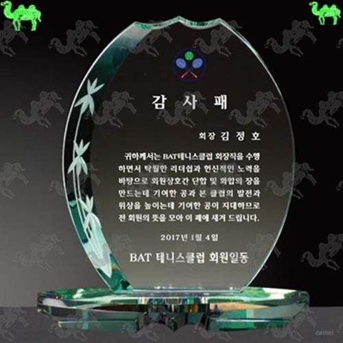 감사패 크리스탈상패 8581