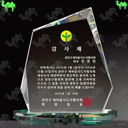 감사패 크리스탈상패 1571