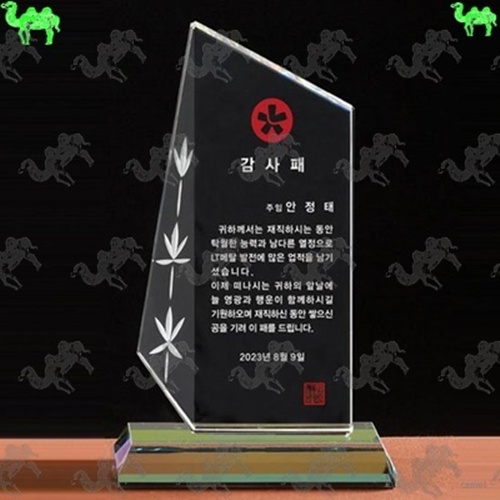 감사패 크리스탈상패 3293