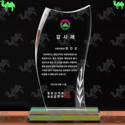 감사패 크리스탈상패 7901