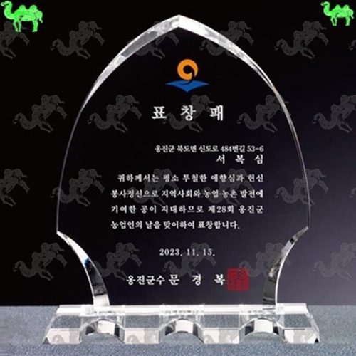표창패 크리스탈상패 9169