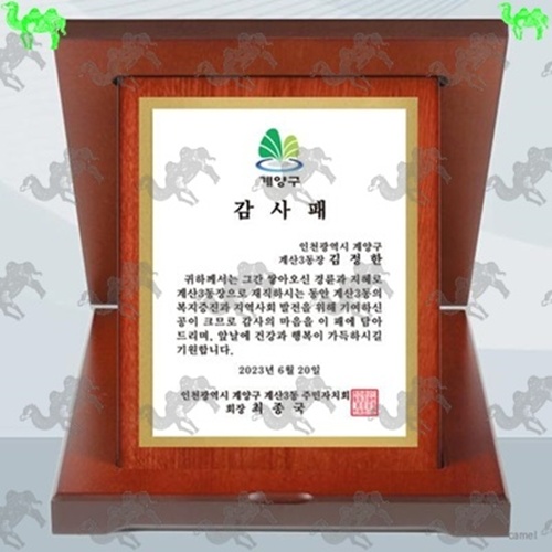감사패 가리비상패 1036