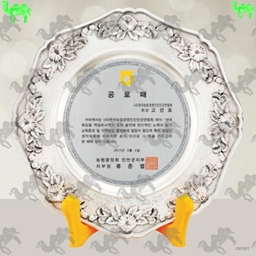 대상 쟁반상패 6373