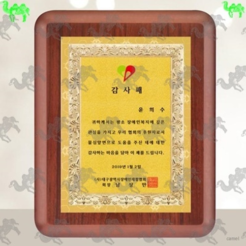 감사패 짤프상패 8929