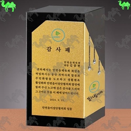 감사패 크리스탈상패 6596