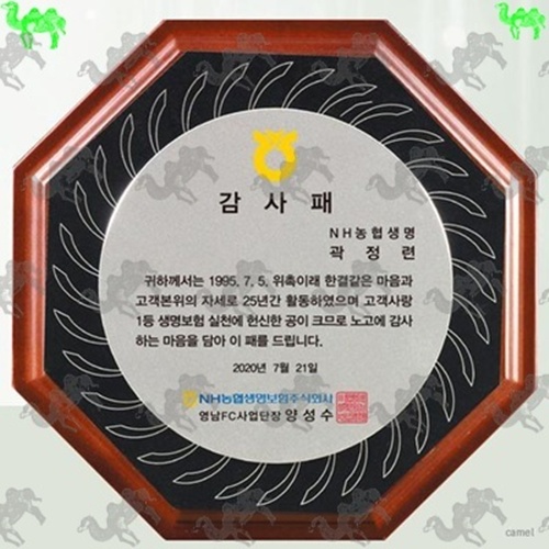 감사패 메탈상패 6847