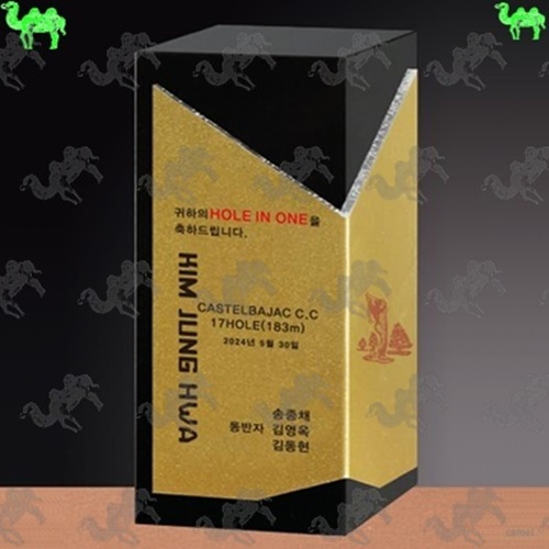 골프대회 홀인원패 크리스탈트로피 1402