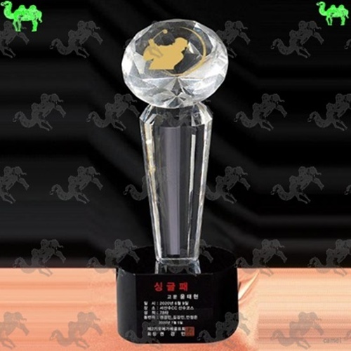 골프대회 싱글패 크리스탈트로피 2355