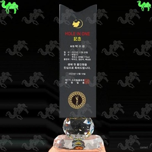 골프대회 홀인원패 크리스탈트로피 5370