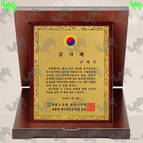 감사패 가리비상패 6405