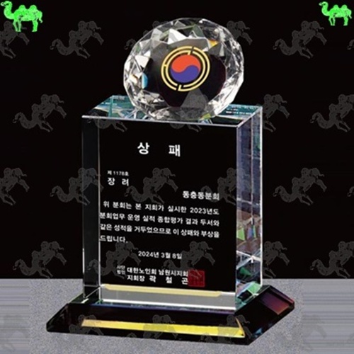 크리스탈상패 9916