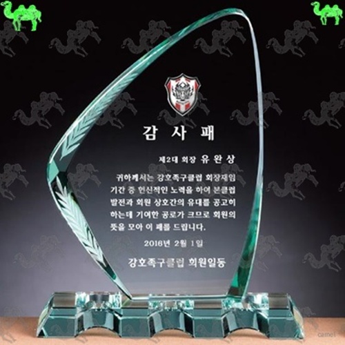 감사패 크리스탈상패 8856