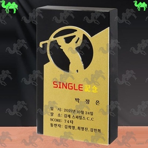 골프대회 싱글패 크리스탈트로피 3725